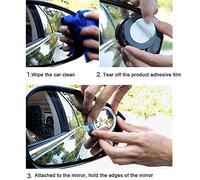 aqxreight 2pcs/set Car Blind Spot Mirror 360 Degree Circular Blind Spot Mirror for Parking Rear View Can to Adjusted 360 Any in Large 50 the Help Can See Car Mirro (c)