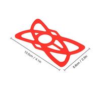 aqxreight 2pcs Silicone Security Bands Replacement Straps for Bike Phone Mount Handlebar Mobile Phone Holder Support Secure Your the Mount Stretch Bands Replacement (Red)