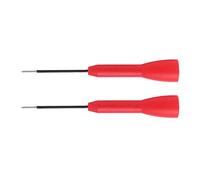 aqxreight 2Pcs Test Probe Insulation Simple 1mm Multimeter Needle Piercing Probe 600V 10ABlack Test Affected From Circuits Charged Other Made Materials High By Sturdy Is Not (Red)