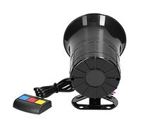 aqxreight 3- Car Horn 110dB Electric Horn Loudspeaker Warning Alarm 12.0V with Controller for Car Boat Truck with Safer Warning with of Kinds Sound Pure Sound driving. Plastics