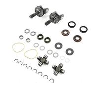 aqxreight 32Pcs Front Outer Axle Spindle Yoke Shaft Kit Professional 50381 2002692 Replacement for 50 60 Axles Excursions Replacement and 4x4 Ton Spring Leaf with 45720 550759 2002692 3X