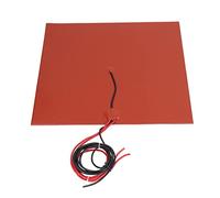 aqxreight 3D Printer Silicone Heated Pad 350W 300mm Length 100K Thermistor Strong Adhesive Silicone Pad Heater for Hot Bed DC 24V Evenly Over Surface 3D Printer Heated Pad3D (DC24V)