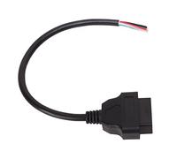 aqxreight 3Pcs 30cm Cable Adapter 16Pin Male to Color Bare Wire Diagnostic Extension Cord Connector for Vehicle the Ensure Up a vehicles. of Compliant with Compatibility