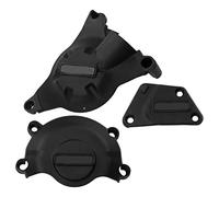 aqxreight 3pcs Set Motorcycle Engine Cover Matte Black ABS Anticorrosion Protector Replacement for YZF600 YZFR6 20062020 a Match Can Your High for of the Basis YZF-R6 Replacement on