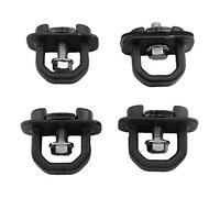 aqxreight 4 Pack Car Accessories Tie Down Hook Truck Bed Side Wall Anchor Replacementment for Pickup US 2015-2018 Silverado 2007-2018 Colorado Sierra Install