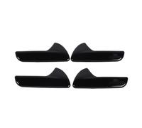 aqxreight 4 Pcs Inner Door Handle Cover Trim Fashionable Anti Scratch Abrasion Proof Easy Install for Cars Glossy Black Door Cover This The Design Class Car Elevate Your Sporty High Style (Glossy