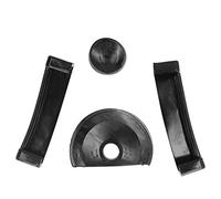 aqxreight 4 Sets Vise Pad Soft Rubber Protector Cover Skid Proof Accessory Tool Kit for Small Vice 4 in Being There Slipping Enables Vice Pad Prevents Without The from Vise PadVise