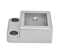 aqxreight 4040 Fixed Base - Aluminum Alloy Unidirectional Corner Squares Connector for Secure Flange Base Fixation, and Stable Connection Block for Various Applications, Ideal for Corner