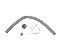 aqxreight 40mm RV Sink Drain Connector Straight with Hose and Clamp Rustproof Sink Hose Sewer Adapter for RVs Yachts