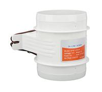 aqxreight 4in Inline Bilge Blower DC12V 235CFM High Electric 4in Inline Bilge Blower DC12V 235CFM High Electric Marine In Line Fan for RVs Boats Yachts 4in
