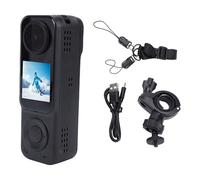 aqxreight 4K DV Camera Front Rear Dual Lens with WiFi 1.53 Inch Screen Vlog Camera for Cycling Travel Electronic Image Stabilization