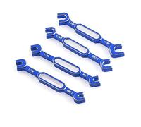 aqxreight 4Pcs Wrench 3/3.2/.5/.7/4/5/./6Mm Turnbuckle Nut Ball End Joint Remover Universal Tool for Remote Control Car Drone Boat Easy Replace to by Model and High Made of Durable (Blue)