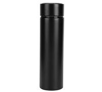 aqxreight 500ml 6.5 X 23 Cm / 2.6 X 9.1 in Vacuum Cup Stainless Steel Insulation Water Bottle Small and Portable for Home Office Travel Use (Matt Black Plain Cover)