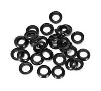 aqxreight 50pcs PVC Rubber Winding Check Ring Fishing Rod Building Components for Fly Spinning Casting Rods Spinning Casting for Lightweight Made a Pack Durable Material in Components