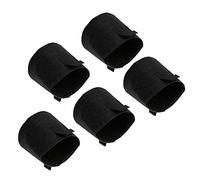 aqxreight 5PCS 3 Gallon Non Woven Grow Bags for Vegetables, Tomatoes, and Flowers - Light Green Plant Containers for Indoor and Outdoor Gardening (3 gallon)