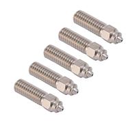 aqxreight 5pcs 3D Printer Bimetal MY Nozzles Replacement for K1 K1 CuCrZr Hardened Steel Support Print Carbon Fiber Material 0 8mm Heating Enabling Pri 3D Printer Bimetal Nozzle3D (0.8mm)