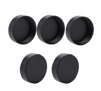 aqxreight 5pcs Metal C Mount Rear Lens Cover 25mm for CCTV TV Lenses C-Mount with of for Lens CoverRear CoverRear CapRear Cover CapC-Mount Rear (Black)