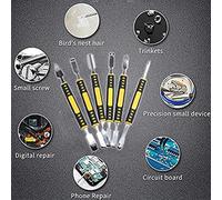 aqxreight 6 Pcs Portable Mobile Phone Disassembly Tool Set Metal Pry Bar Tool Electronics Repair for Tablets Laptop Electronics Device Can Greater Non-slip Power Hurting The Steel of (A)
