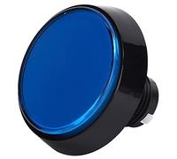aqxreight 60mm Big Round Flat LED Push Button with Rotating Bracket for Crane Machine Game Console High Sensitivity ABS Button for Gaming (#3)