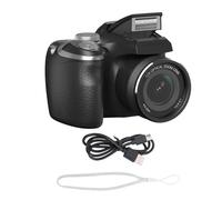 aqxreight 60MP Digital Camera, 12X Optical Zoom 4K Video Recording with CMOS Sensor and Built-in Flash, for Photography Travel Vlogging Beginners Professionals (Black)