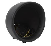aqxreight 67789 91 Motorcycle Headlight Bucket Housing for 7in H4 Halogen Lamp & LED Headlight with Sealed Beam, Aluminum Alloy Housing with Mounting Bracket and Wiring