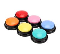 aqxreight 6pcs Dog Record Button Multifunction Portable 30 Seconds Record Talking Buttons for Cats Dogs Pets You EASY the OPERATE the Enable Communication Customize