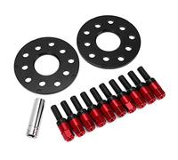aqxreight 8mm Hub Centric Wheel Spacers Adapters for 1997-2008 & T Reg 1999-2011 - 2PCS Aluminum Alloy Wheel Spacers with Bolts (Red)