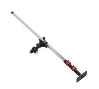aqxreight 9.84FT Level Telescopic Pole Extendable Stainless Steel Leveler Mounting Pole with Stabilizer and Top Plate of Cameras for and Enabling Level 15 2mm 6mm and Meets