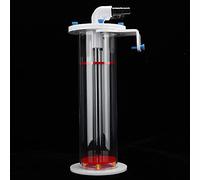 aqxreight Acrylic NP Bio Bean Reactor for Aquariums - Wall Mounted Space Saving Design with Ultramicro Hole for Easy & Biological Bean Addition