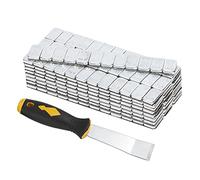 aqxreight Adhesive Wheel Balance 5g 0.18oz X 25Strips 60g 2.12oz Wheel Balancing Weights Self Adhesive Tire Weights with Superior Adhesive Tape for All Types of (5g*25 pieces+shovel)