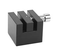 aqxreight Adjustable Watch Band Holding Vise - Watch Strap Holder Tool for Secure Repair, Watchmaker Accessory, Metal Band Link Adjuster, Compact Bracelet Fixing Vice for (Black)