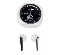 aqxreight AI Translation Earbuds with Real-Time 133 Language Support 5.4 Translator Earphones for Travel, Business & Learning 3-in-1 Voice Translator with App & Battery Life (White)