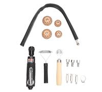 aqxreight Air Tire Repair Polish Patch Tools Include 2500rpm Low Speed Air Tire Buffer Inner Liner Scrapper Patch Roller Tungsten Steel Buffing Wheel