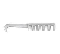 aqxreight Aluminum Alloy Horse Comb for Mane & Tail Grooming, Ergonomic Metal Grooming Tool for Horses, Dogs, Cats 6.5In / 3.9In / 3.5In / .2In Thickened Teeth Detangling Comb (6.)