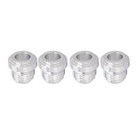 aqxreight AN12 Male Thread Billet Aluminum Alloy 7/8in Universal Fuel Line Adapter Fitting 10PCS for Automotive Fuel Systems, CNC Machined 6061 Aircraft Grade