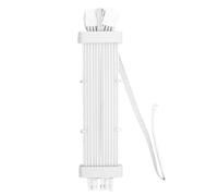 aqxreight ARGB PSU Cable 120 Light Beads 5V ARGB Sync LED Strip PC Motherboard Graphics Card Neon Cable GPU-28 White SK3 Controller White Cases or Power 2x8 L PSU CableARGB GPU (SK3 Controller)