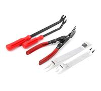 aqxreight Audio Panel Removal Tool Kit 5PCS - Professional Car Interior Disassembly Set with Steel Lever & Nail Remover for Door Trim, Dashboards, Cabinets - Ergonomic Automotive Hand Tools