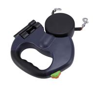 aqxreight Automatic Double Retractable Dog Leash Built in LED Light Comfortable Grip Pet Walking Leash for Medium Small Dogs Red Range the Pet's Balance Control You Retractable This (Blue)