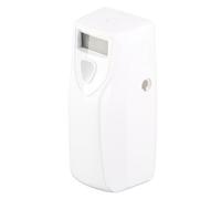 aqxreight Automatic Fragrance Dispenser with Timer LCD Display Wall Mount or Freestanding Freshener for Hotel Bathroom White