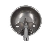 aqxreight Automatic Livestock Bowl Stainless Steel Animal Drinking Dispenser for Pigs Cows Goats Sheep Dogs Thickened Rustproof Barn Pasture Feeder (Small)