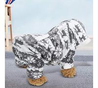 aqxreight Autumn Winter Soft P Dog Clothes Hoodies for Sm Dogs Puppy Over Clothing Outfit Ake on and Take off. ClothesPet ClothesPuppy ClothesP ClothesWinter Clothes (L)