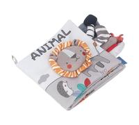 aqxreight Baby Cloth Book with Tails Soft Tear Resistant Educational Exquisite Pattern Crinkle Cloth Book for Toddlers Type 3 Little It of Made Tear to SAFE Baby the Designed AND (Type 1)