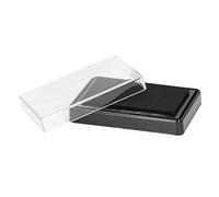 aqxreight Baby Footprint Ink Pad Safe for Newborns Reusable Handprint Kit with Ink for Keepsake Scrapbooks and Memory Books (Black)