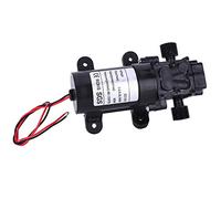 aqxreight Backflow Diaphragm Pump Self Priming Pump with Sealing & Overpressure Protection, 12V DC for Efficient Fluid Transfer, Right Outlet, Ideal for Home and Industrial Use