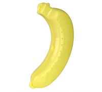 aqxreight Banana Protector Box, Cute 3 Colors Fruit Banana Protector Box Holder Case Lunch Container Storage Banana Shell New (Yellow)