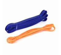 aqxreight Bands High Elasticity Latex Loop Exercise Bands for Working Out Body Building Let Progress Your with Exercise Orange (Orange 8-15lbs & Blue 15-35lbs)