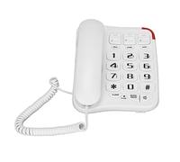 aqxreight Big Button Corded Telephone with Photo Memory Keys Easy-to-Use Landline Phone for Seniors Clear Display & One-Touch Calling House Phone for & Dexterity Assistance