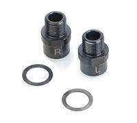 aqxreight Bike Pedal Extender Cycle Pedals Adapters Bike Extension Shaft for Road Knee the Between Wheel Frame Knee of the and Avert Length Friction (16mm)