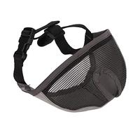 aqxreight Bite and Barking Dog Muzzle Eye Closed Training Dog Mesh for Pugs ChihuahuasGray M for the the Not a Th Short Snout MuzzleShar Pei MuzzleDog MuzzleDog Mesh MuzzleBulldog (XL)