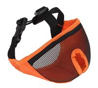 aqxreight Bite and Barking Dog Muzzle Eye Closed Training Dog Mesh for Pugs ChihuahuasGray M for the the Not a Th Short Snout MuzzleShar Pei MuzzleDog MuzzleDog Mesh MuzzleBulldog (S)